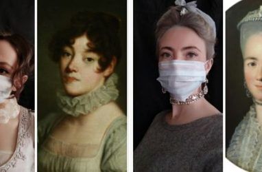 В Приморье девушки в медицинских масках воссоздали знаменитые картины