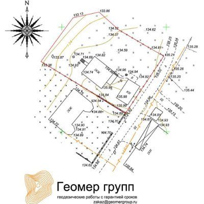 топографический план местности