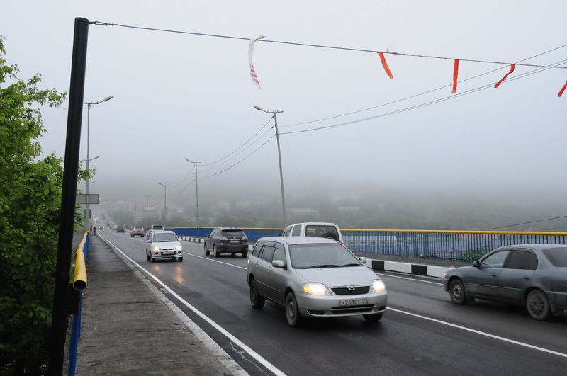 Новый Рудневский мост во Владивостоке. Мост на Баляева Владивосток. Рудневский мост Владивосток фото.