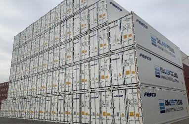 Группа FESCO получила новые рефконтейнеры повышенной вместимости