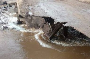 «Прощай, переправа...»: ещё один мост подмыло в Приморье