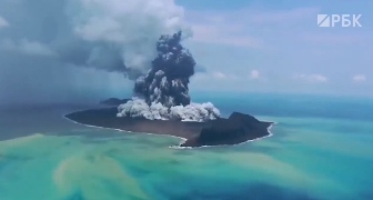 В Сети обсуждают пугающее видео с извержением подводного вулкана