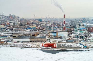 Бак объёмом 3000 кубометров устанавливают на территории Владивостокской ТЭЦ-1