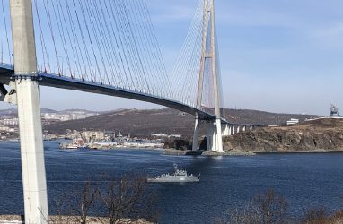 Из-за сильного ветра проезд по мосту на остров Русский закрыли для автобусов