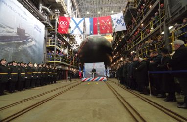 Новую подлодку «Уфа» для Тихоокеанского флота спустили на воду