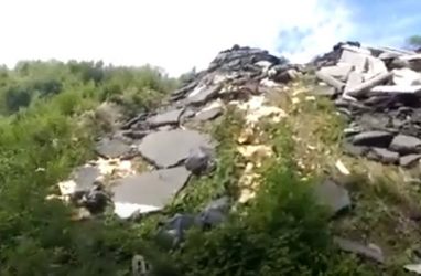 Памятник природы «Ячеистые скалы» во Владивостоке завалили мусором