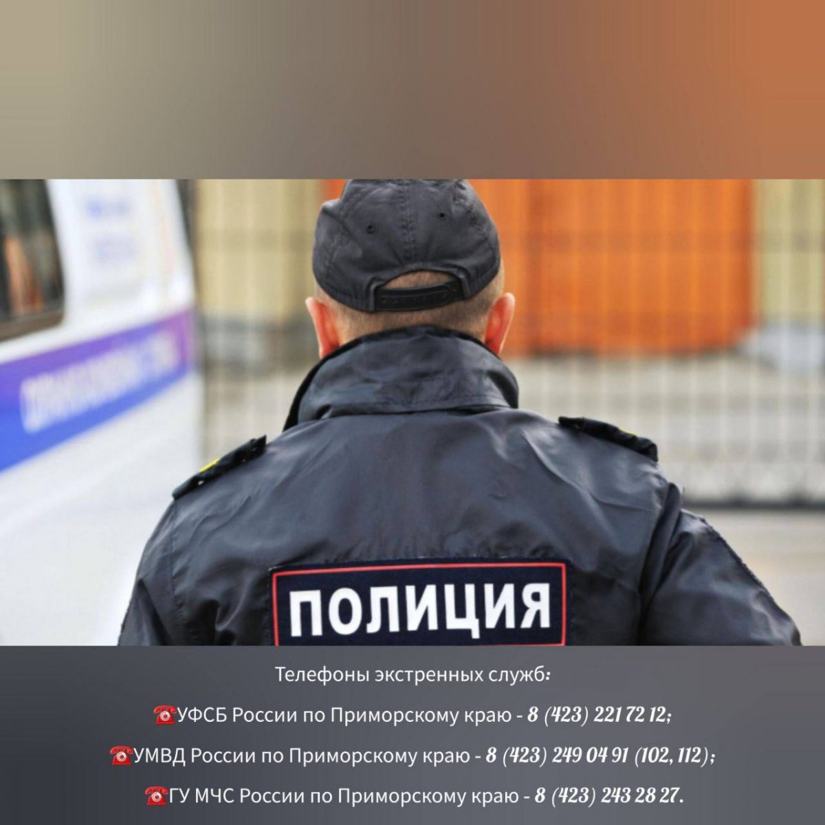 В полиции Приморья сообщили, что запрещено проносить на празднование 9 Мая  - Новости Владивостока и Приморья (16+)