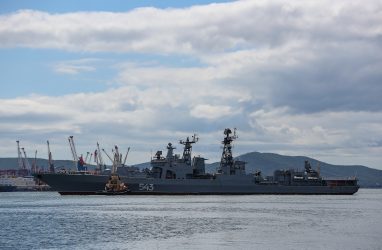 Фрегат, корвет и танкер Тихоокеанского флота отправились в поход в АТР