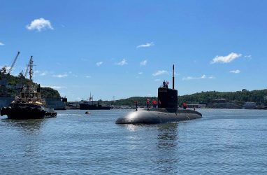 Подлодка «Волхов» вернулась во Владивосток после учений с китайскими моряками