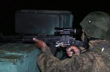 Ночные стрельбы провели на полигоне «Сергеевский» в Приморье