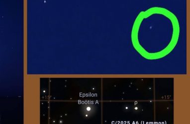 Редкую комету Lemmon удалось заснять во Владивостоке (фото)