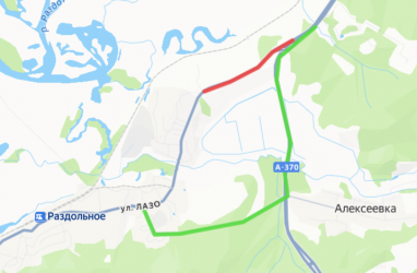 Выезд из Раздольного в сторону Уссурийска перекрыли до 15 октября