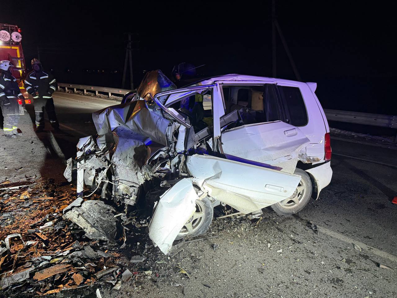 Опубликованы страшные кадры с места смертельного ДТП в Приморье