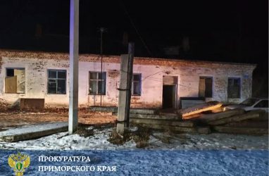 В приморском селе Галенки на пожаре погибли двое мужчин и женщина