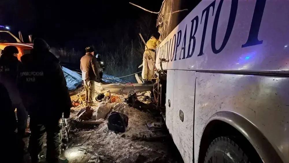 На месте ДТП