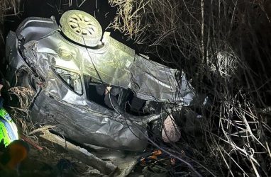 В ДТП с опрокидыванием в Приморье погиб мужчина 1975 года рождения