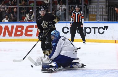 Хоккеисты &laquo;Адмирала&raquo; проиграли &laquo;Барысу&raquo; в предпоследнем домашнем матче сезона