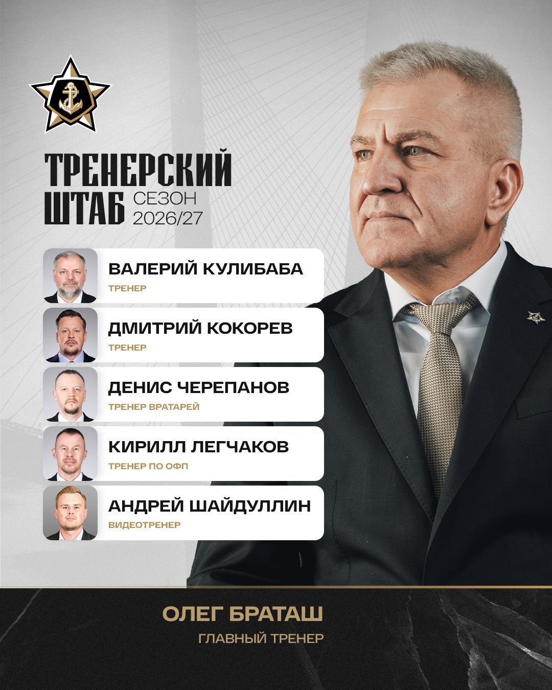 Тренерский штаб "Адмирала"