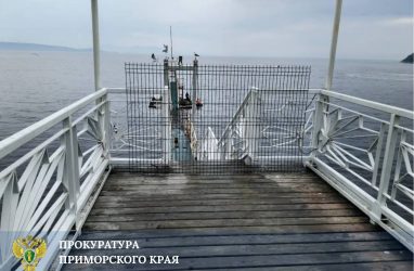 Перед обрушением моста на пляже в Приморье на нём сломали ограждение
