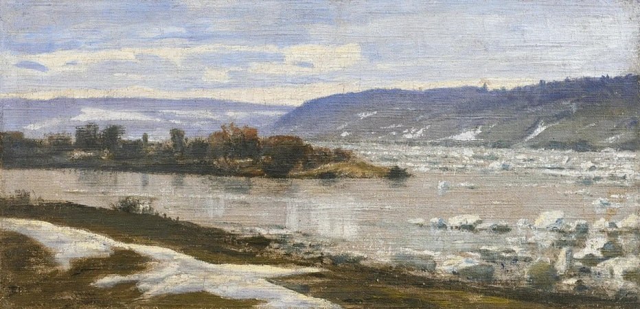 Василий Поленов. «Ледоход на реке Оке»